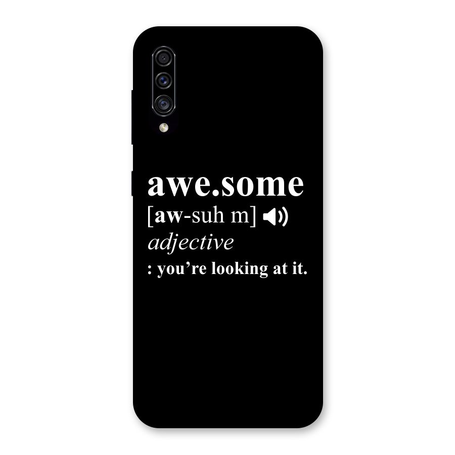 Awesome Looking at it Back Case for Galaxy A30s