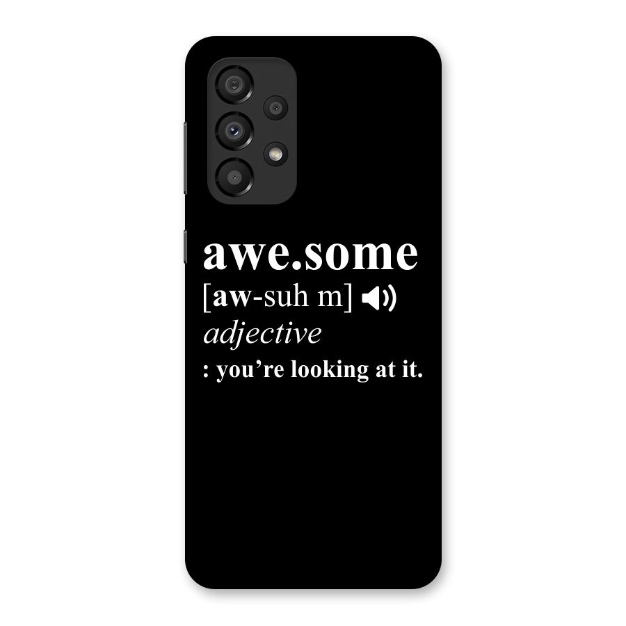 Awesome Looking at it Back Case for Galaxy A33 5G