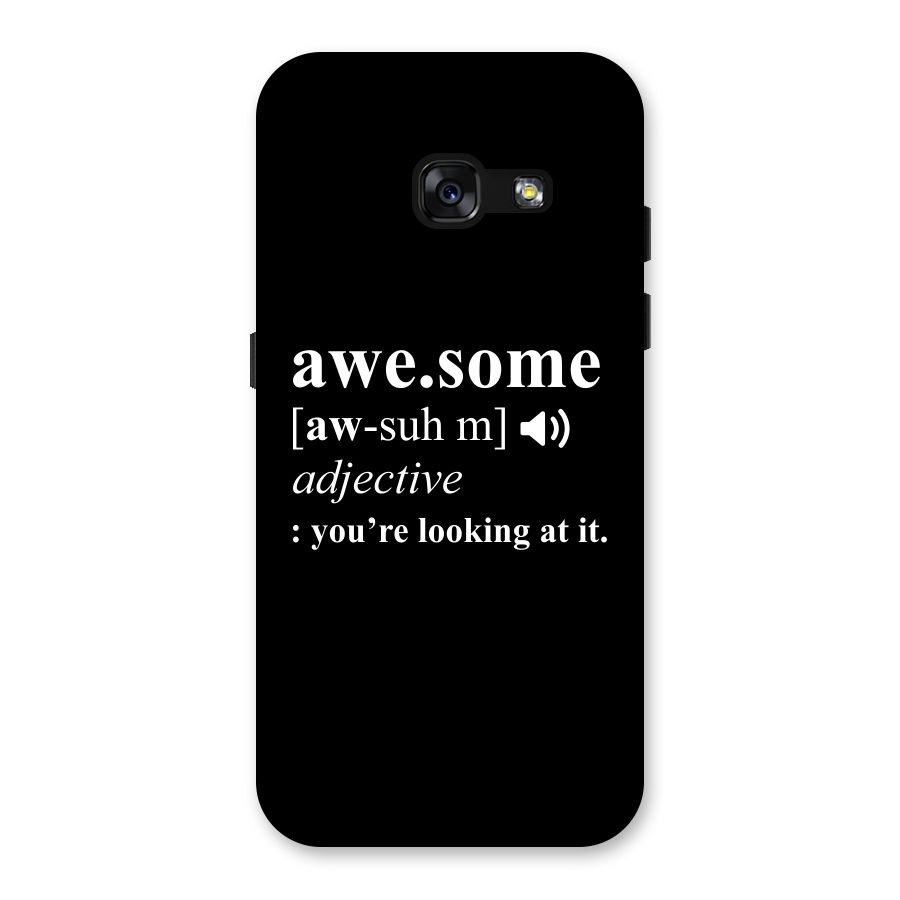 Awesome Looking at it Back Case for Galaxy A3 (2017)