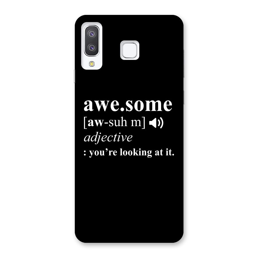 Awesome Looking at it Back Case for Galaxy A8 Star