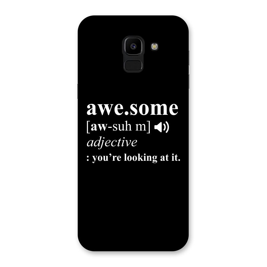 Awesome Looking at it Back Case for Galaxy J6
