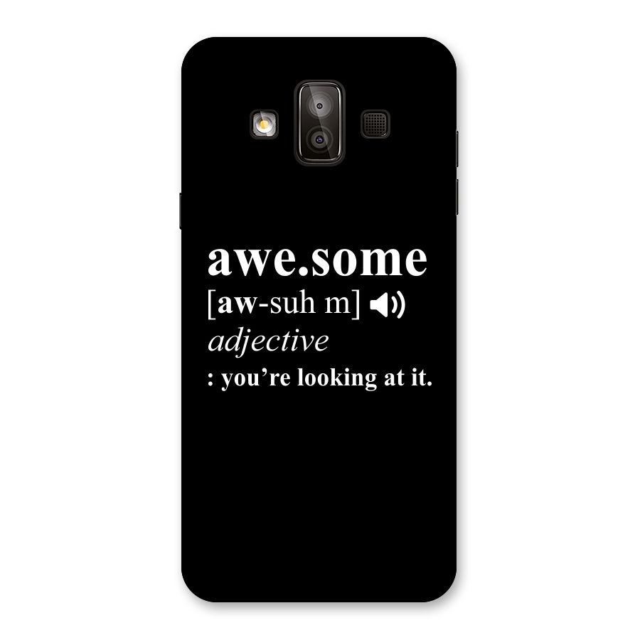 Awesome Looking at it Back Case for Galaxy J7 Duo