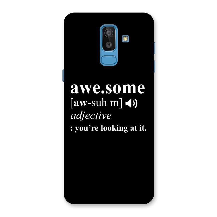 Awesome Looking at it Back Case for Galaxy J8