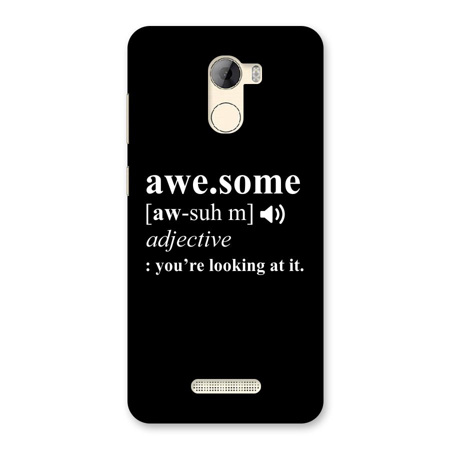 Awesome Looking at it Back Case for Gionee A1 LIte