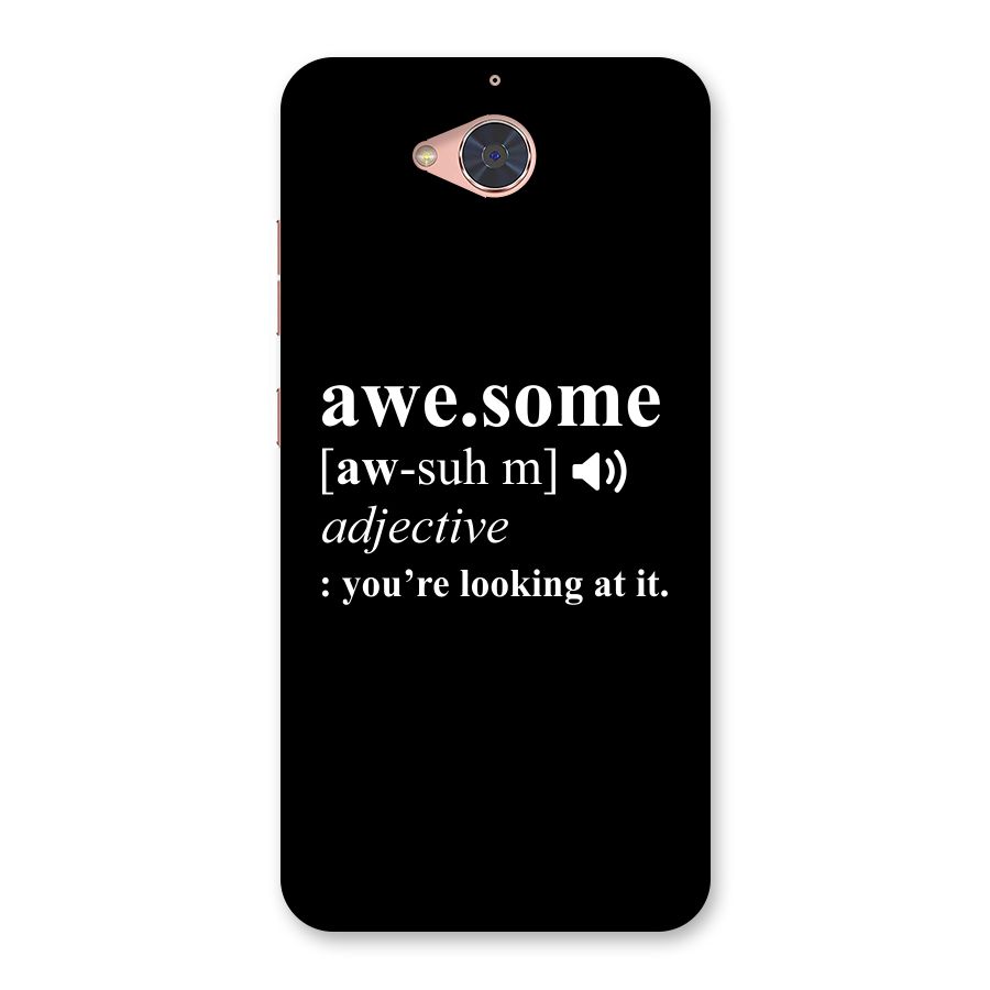 Awesome Looking at it Back Case for Gionee S6 Pro