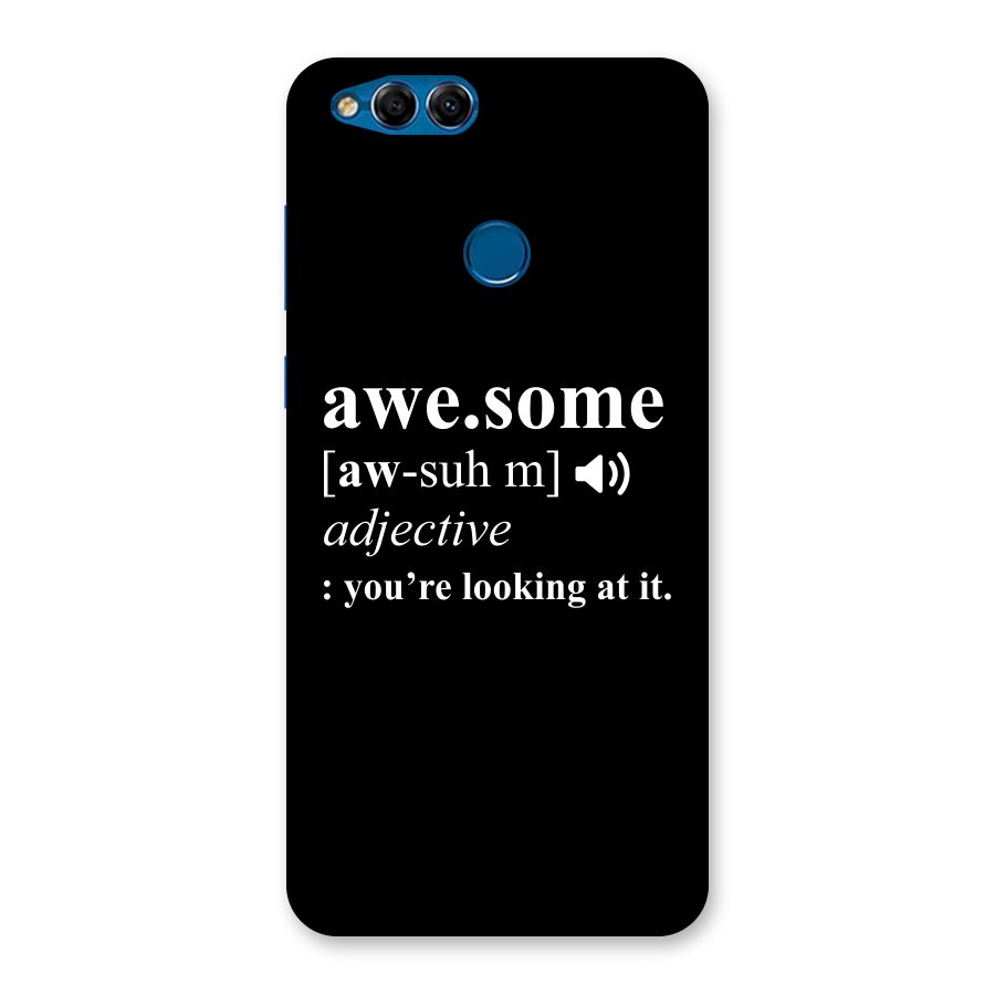 Awesome Looking at it Back Case for Honor 7X