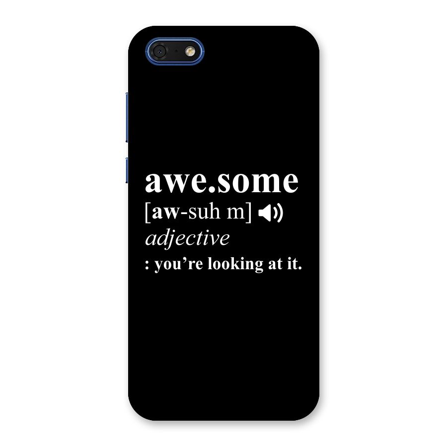 Awesome Looking at it Back Case for Honor 7s
