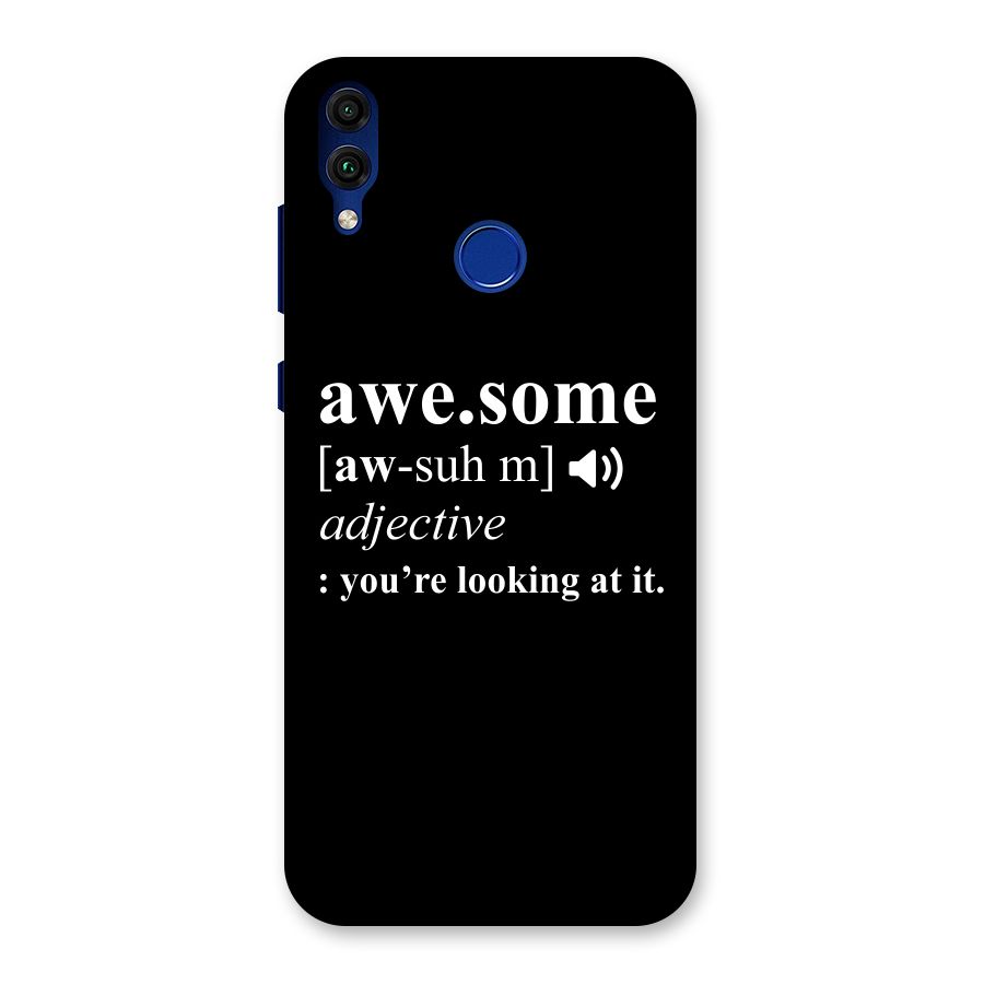 Awesome Looking at it Back Case for Honor 8C