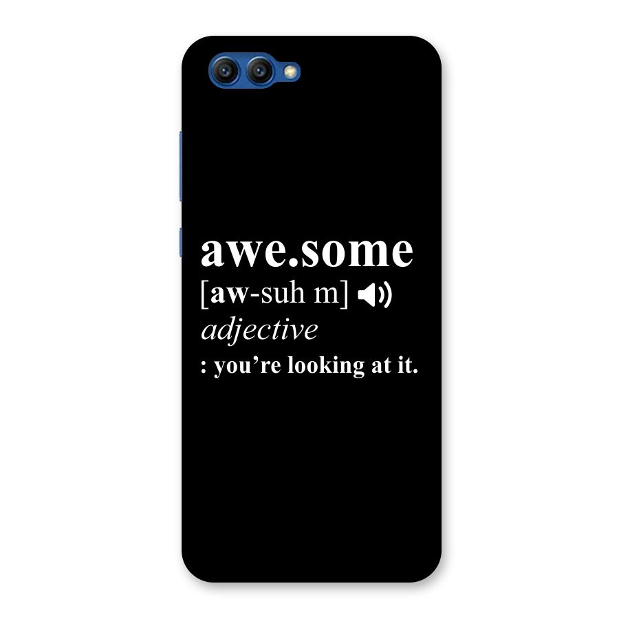 Awesome Looking at it Back Case for Honor View 10