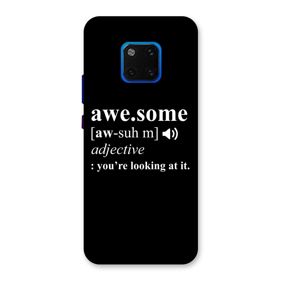 Awesome Looking at it Back Case for Huawei Mate 20 Pro