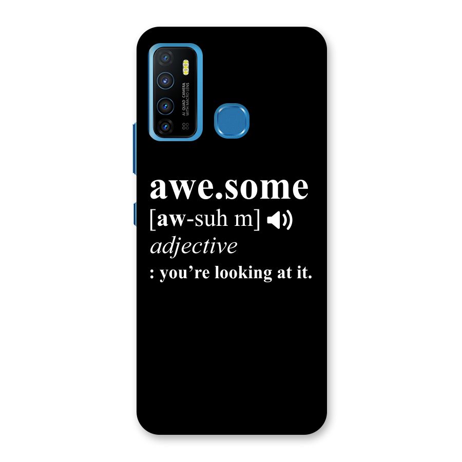 Awesome Looking at it Back Case for Infinix Hot 9