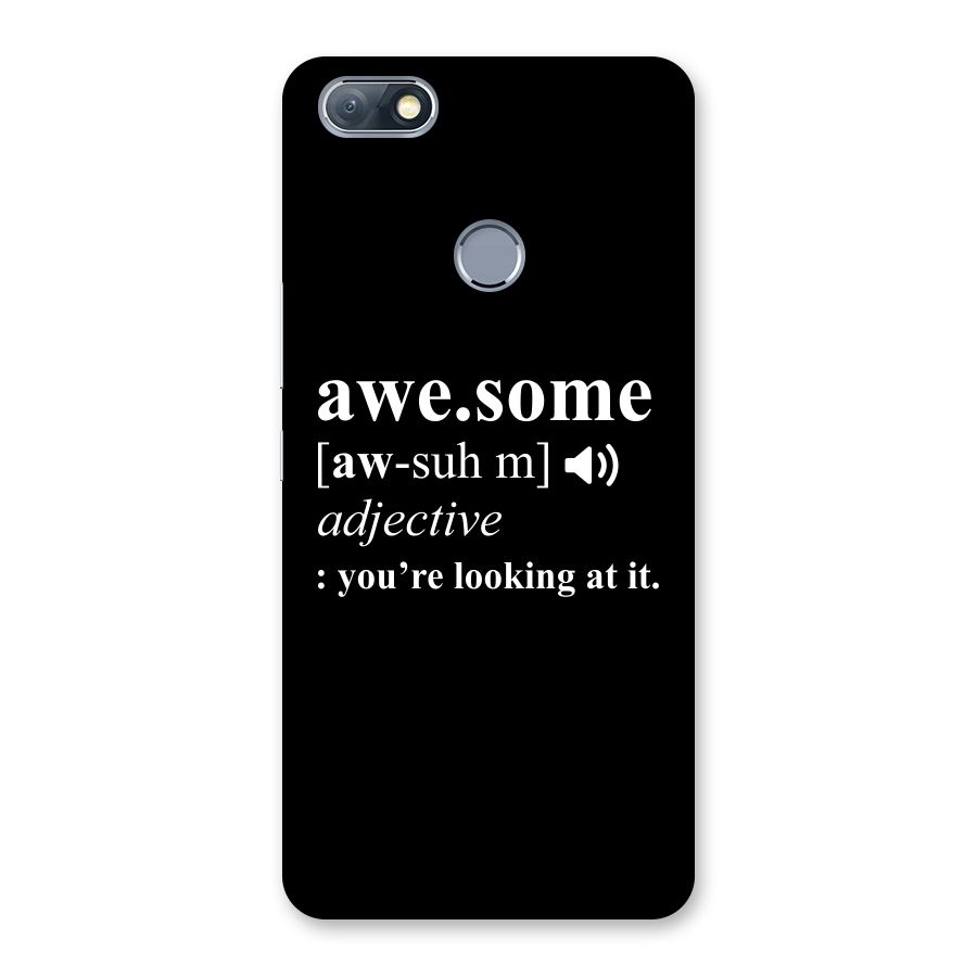 Awesome Looking at it Back Case for Infinix Note 5