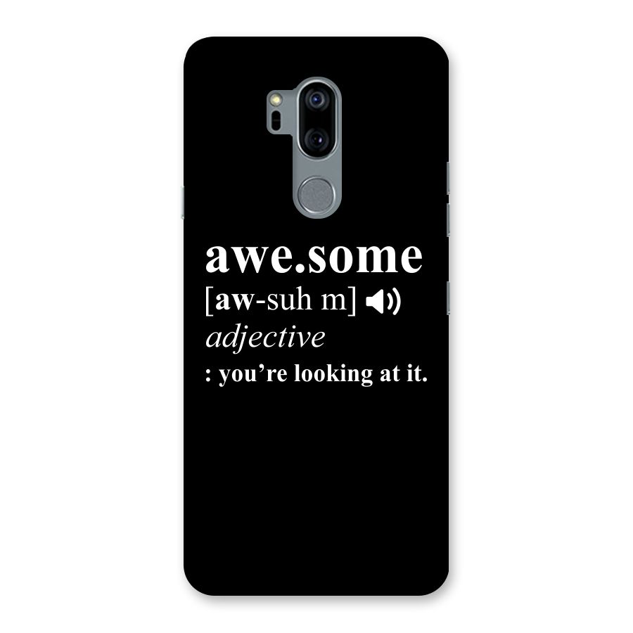 Awesome Looking at it Back Case for LG G7