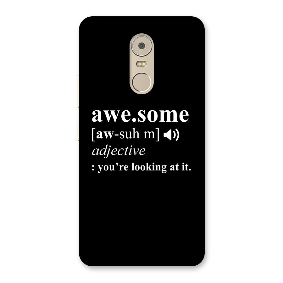 Awesome Looking at it Back Case for Lenovo K6 Note