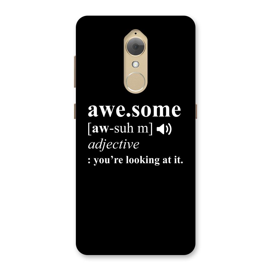 Awesome Looking at it Back Case for Lenovo K8