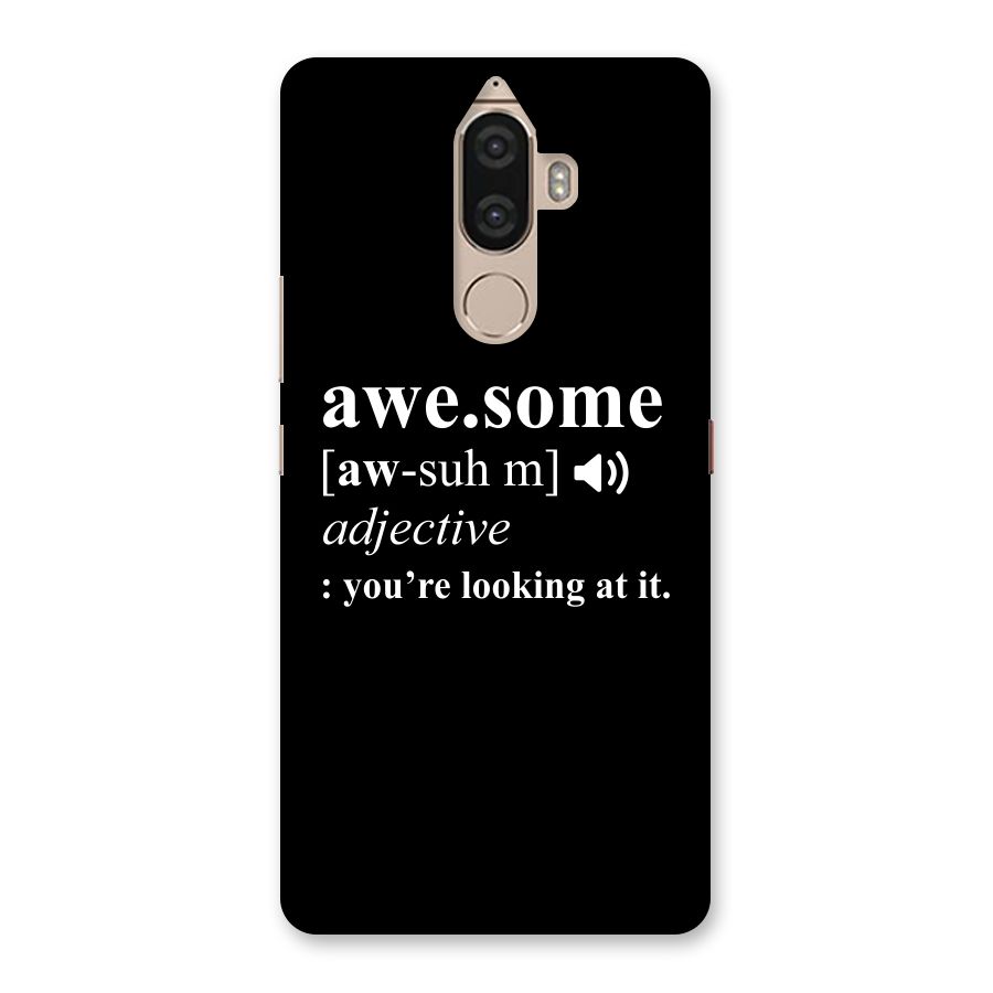 Awesome Looking at it Back Case for Lenovo K8 Note