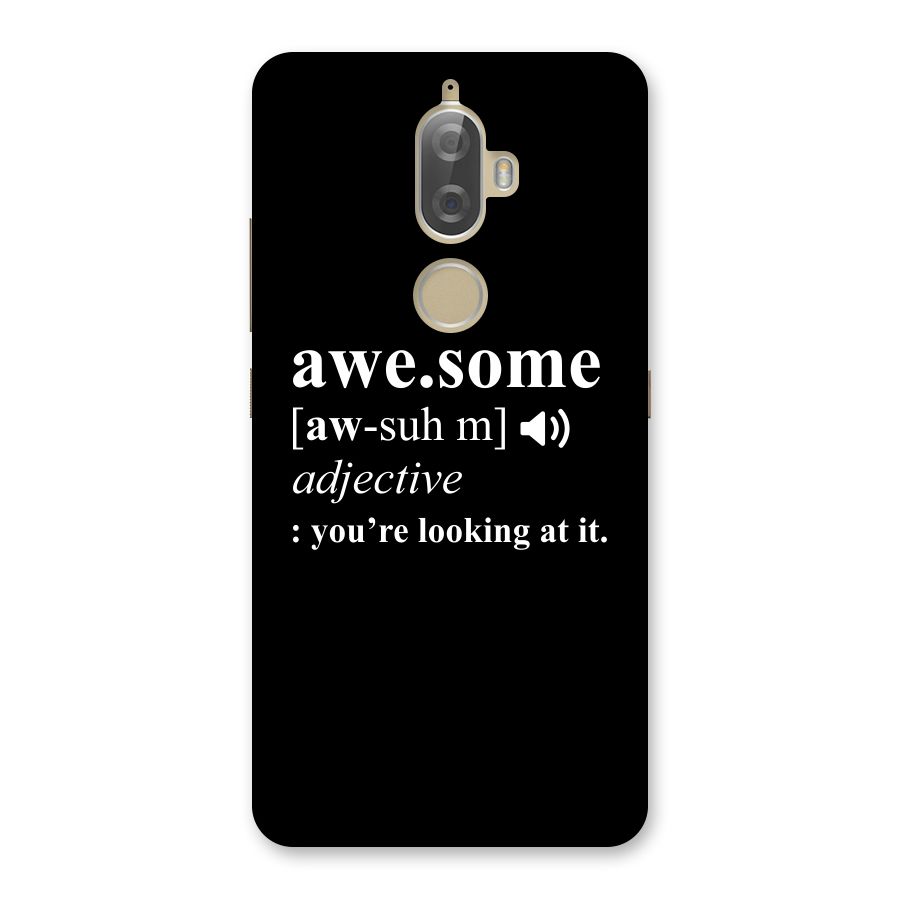 Awesome Looking at it Back Case for Lenovo K8 Plus