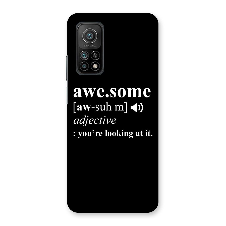 Awesome Looking at it Back Case for Mi 10T 5G