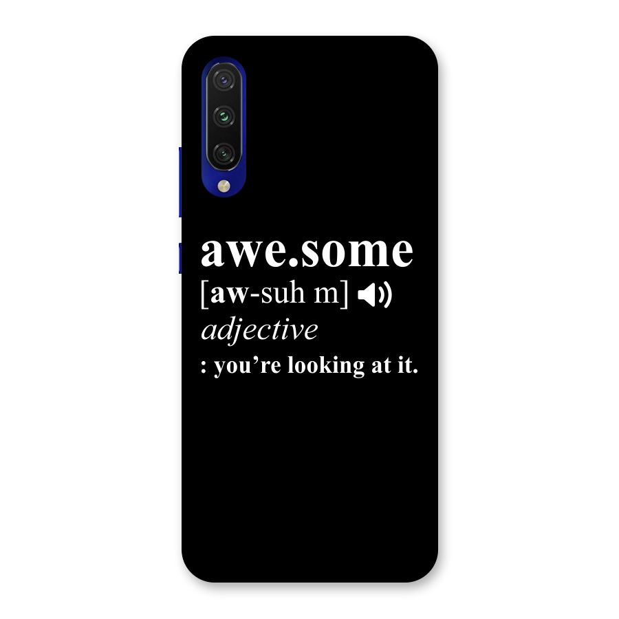 Awesome Looking at it Back Case for Mi A3