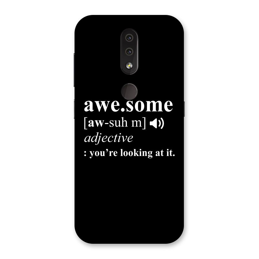 Awesome Looking at it Back Case for Nokia 4.2