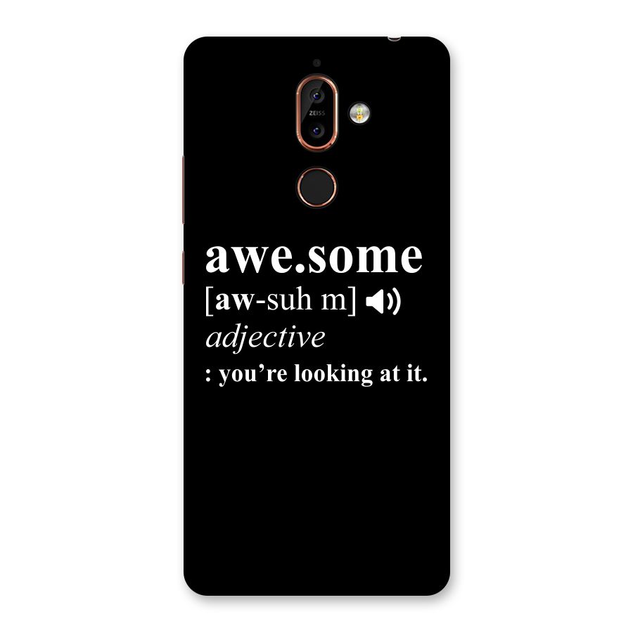 Awesome Looking at it Back Case for Nokia 7 Plus