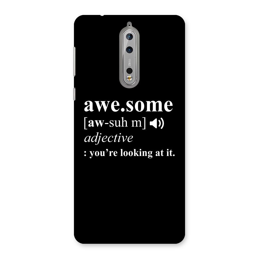 Awesome Looking at it Back Case for Nokia 8