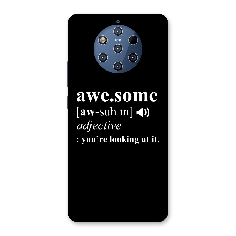 Awesome Looking at it Back Case for Nokia 9 PureView