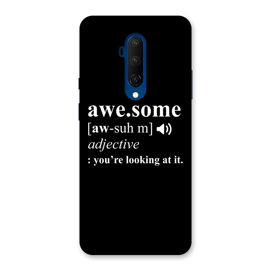 Awesome Looking at it Back Case for OnePlus 7T Pro
