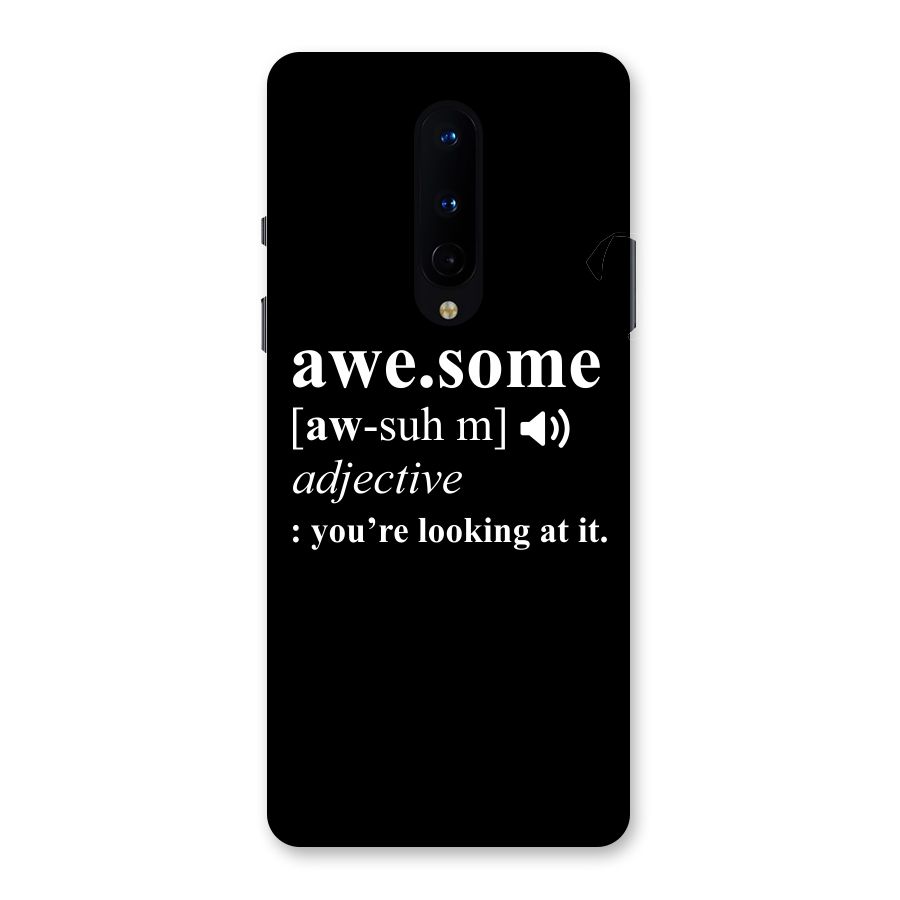 Awesome Looking at it Back Case for OnePlus 8
