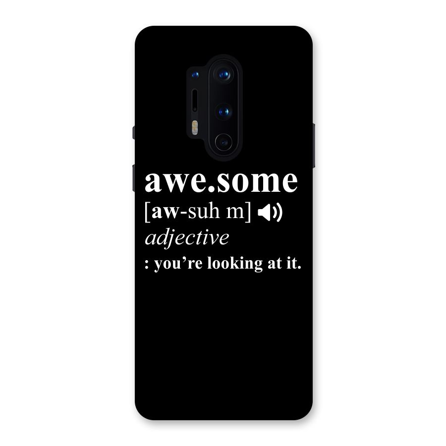 Awesome Looking at it Back Case for OnePlus 8 Pro