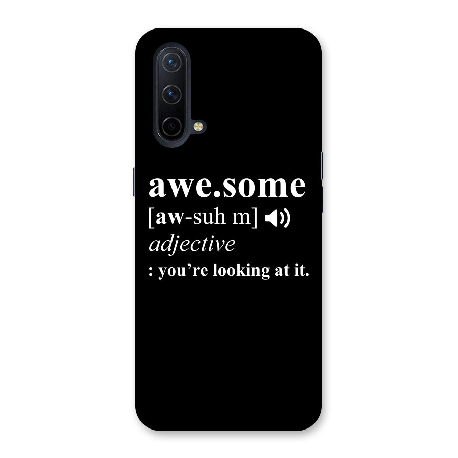 Awesome Looking at it Back Case for OnePlus Nord CE 5G