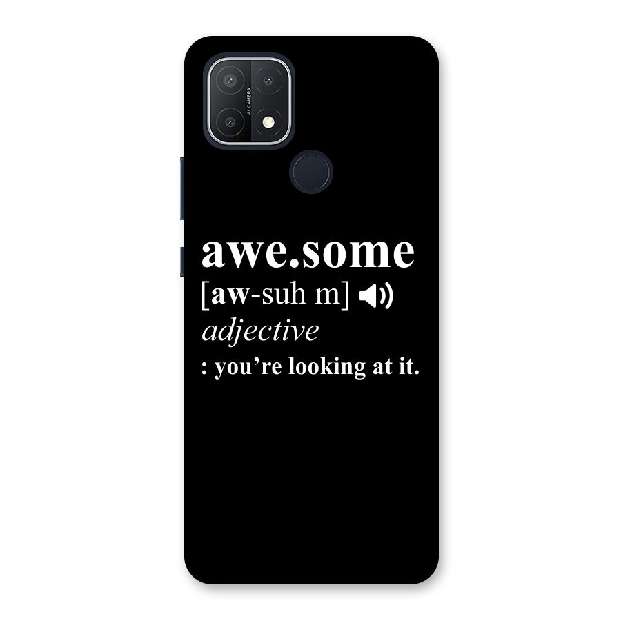 Awesome Looking at it Back Case for Oppo A15