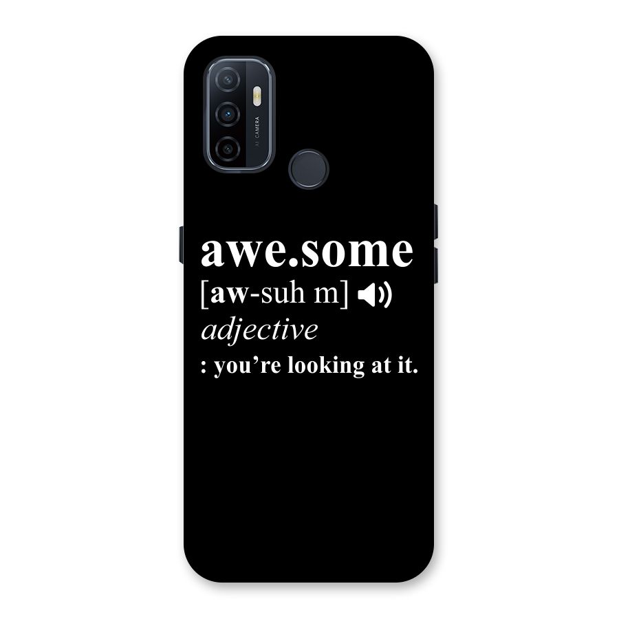 Awesome Looking at it Back Case for Oppo A32