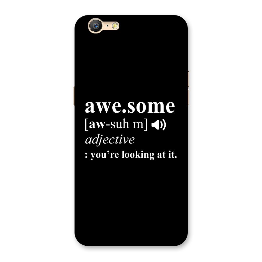 Awesome Looking at it Back Case for Oppo A39