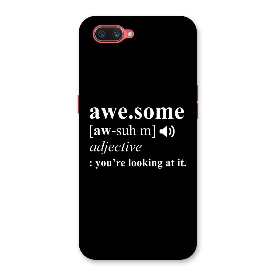 Awesome Looking at it Back Case for Oppo A3s