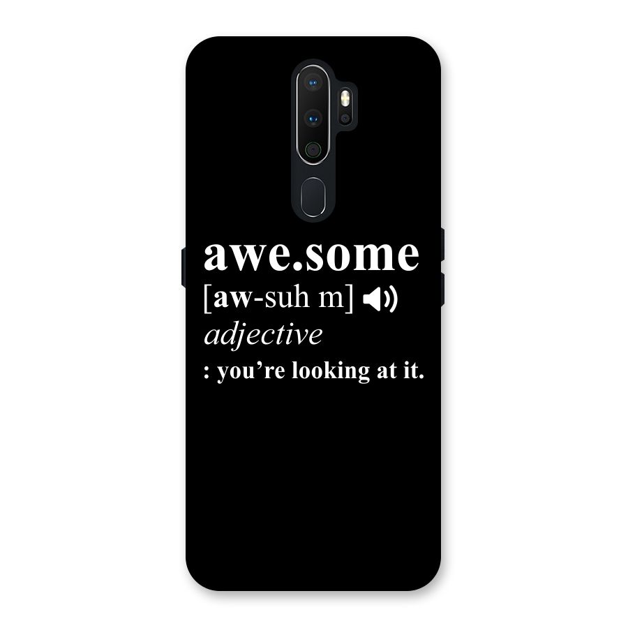 Awesome Looking at it Back Case for Oppo A5 (2020)