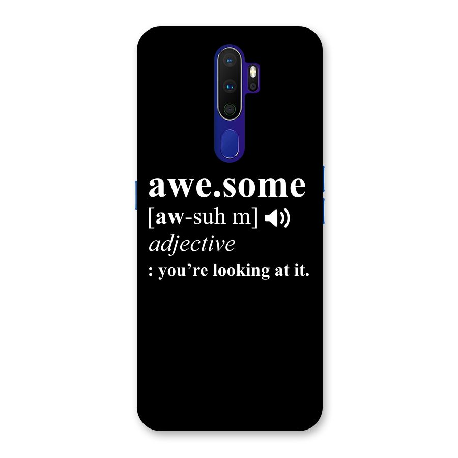 Awesome Looking at it Back Case for Oppo A9 (2020)