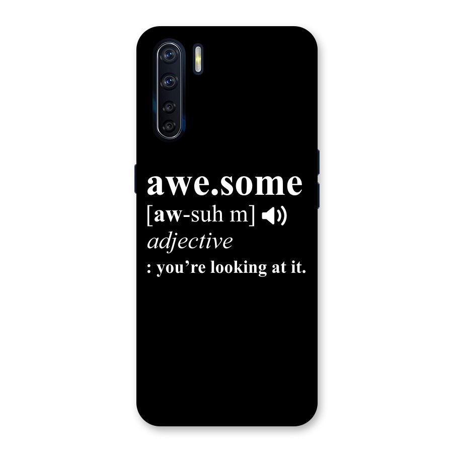 Awesome Looking at it Back Case for Oppo F15