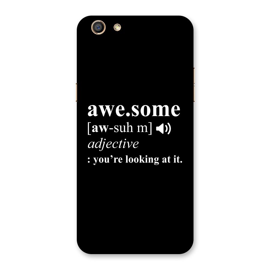 Awesome Looking at it Back Case for Oppo F3