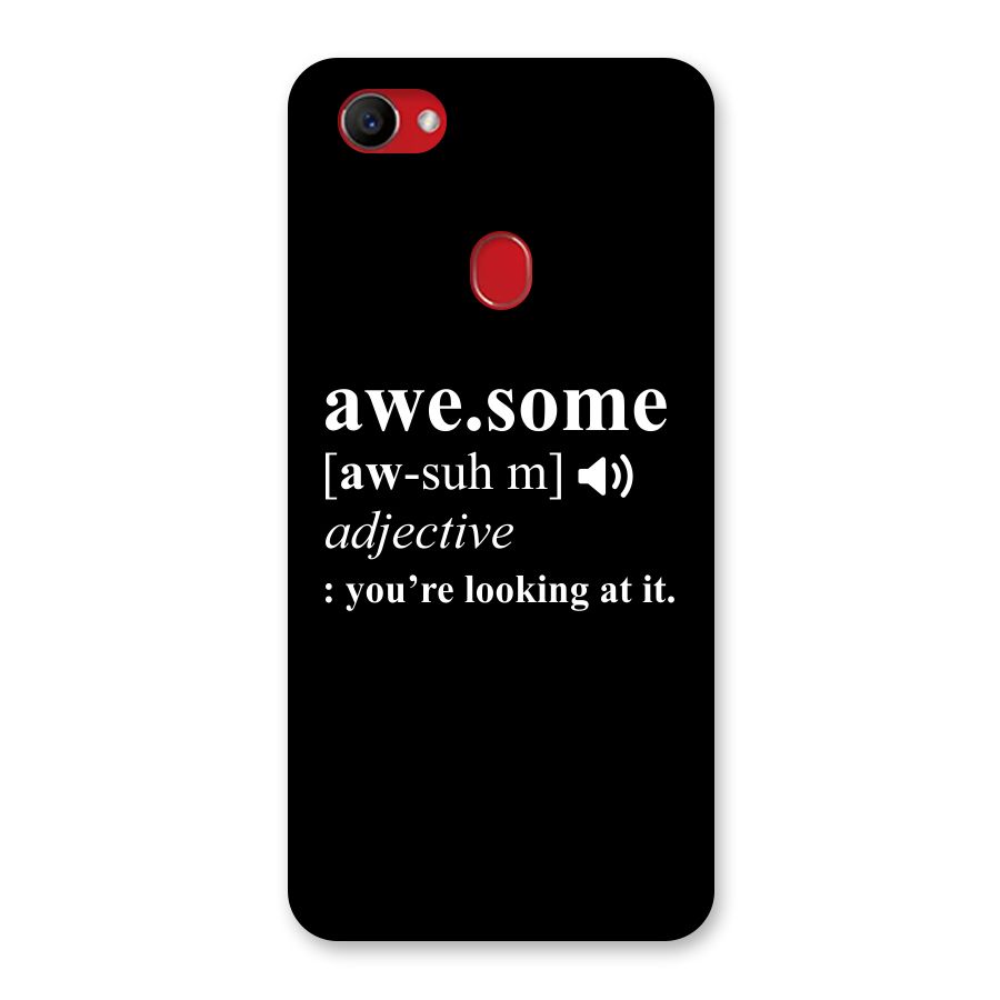 Awesome Looking at it Back Case for Oppo F7