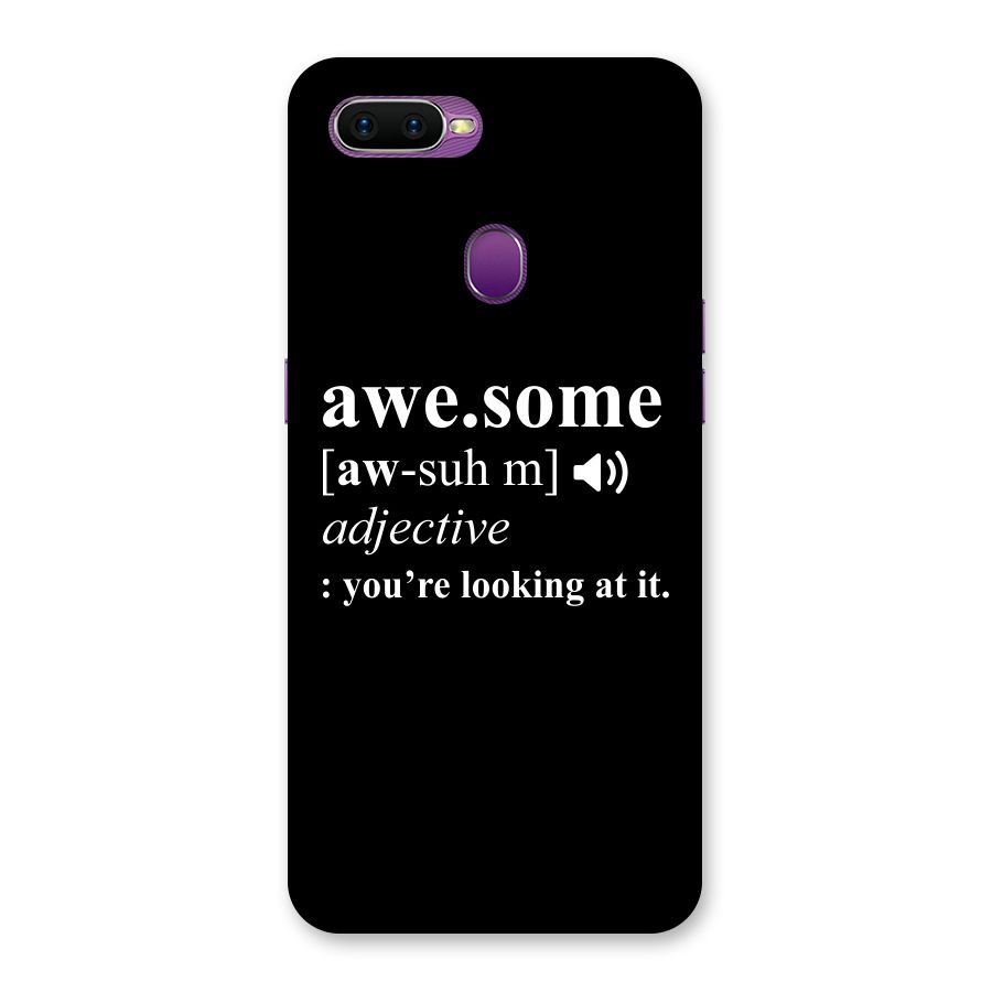 Awesome Looking at it Back Case for Oppo F9
