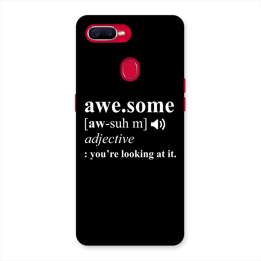 Awesome Looking at it Back Case for Oppo F9 Pro