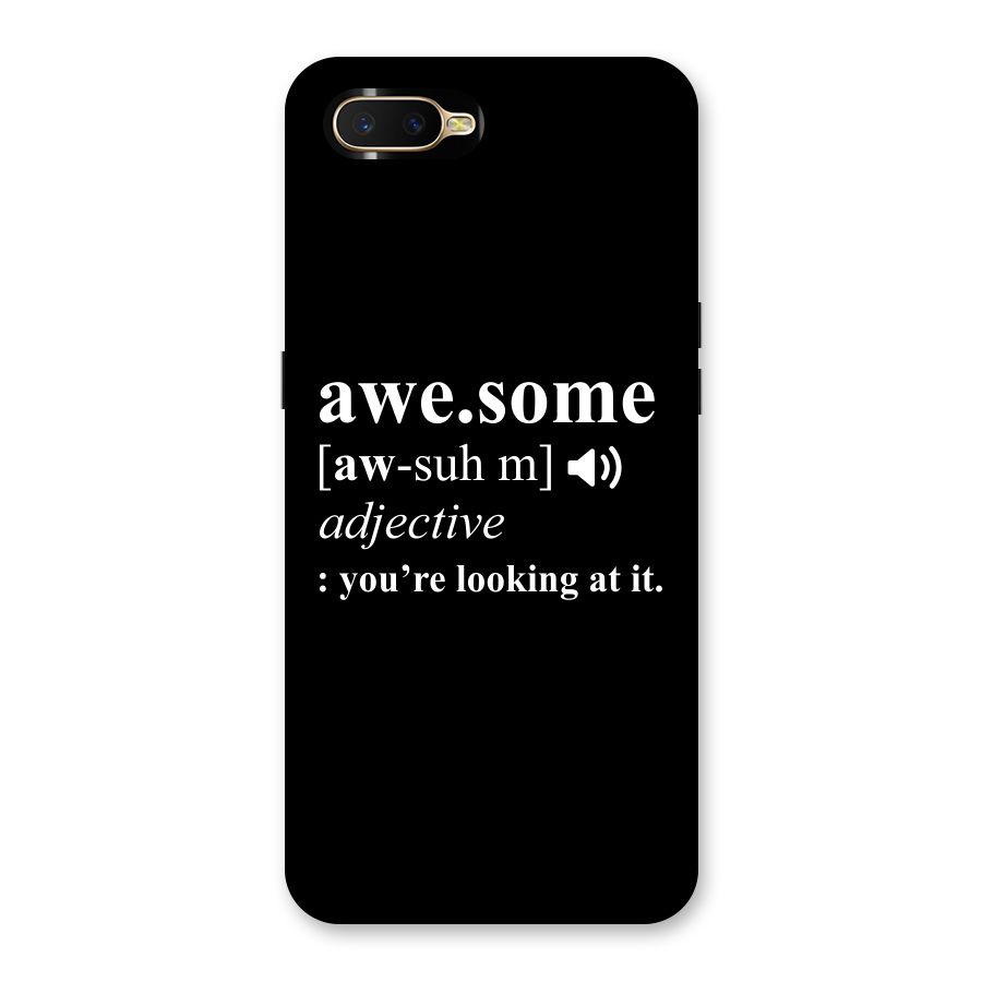 Awesome Looking at it Back Case for Oppo K1