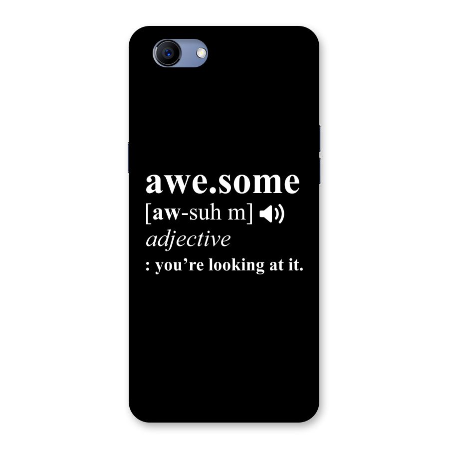 Awesome Looking at it Back Case for Oppo Realme 1