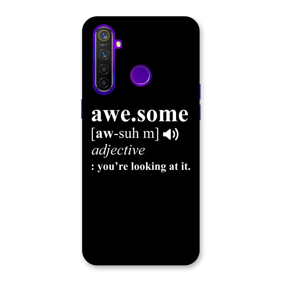 Awesome Looking at it Back Case for Realme 5 Pro