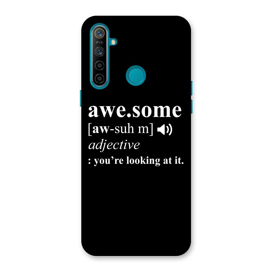 Awesome Looking at it Back Case for Realme 5i