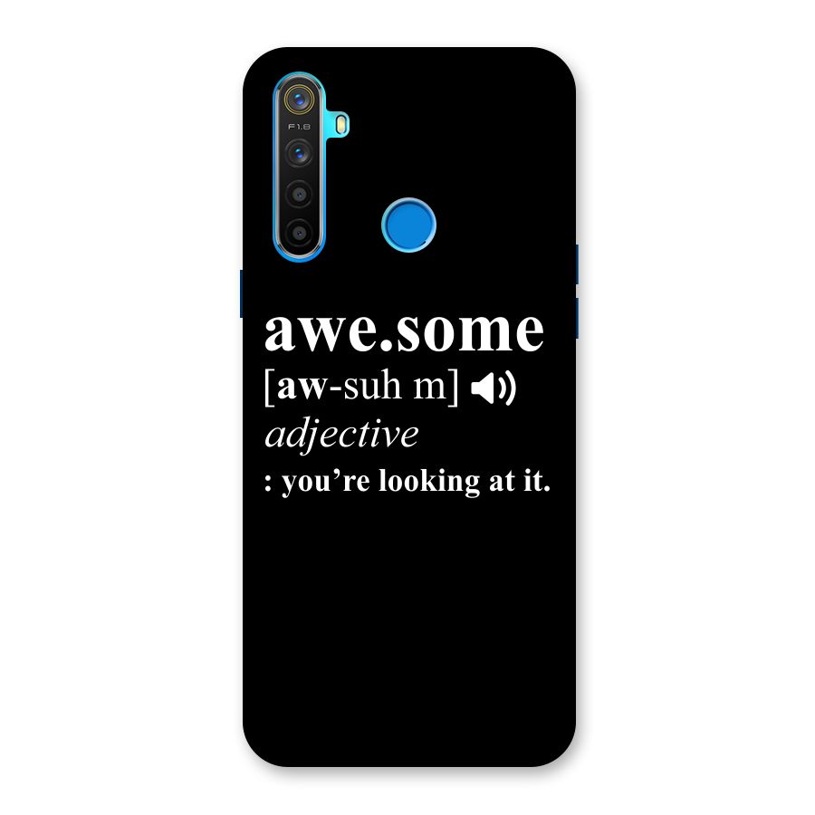 Awesome Looking at it Back Case for Realme 5s