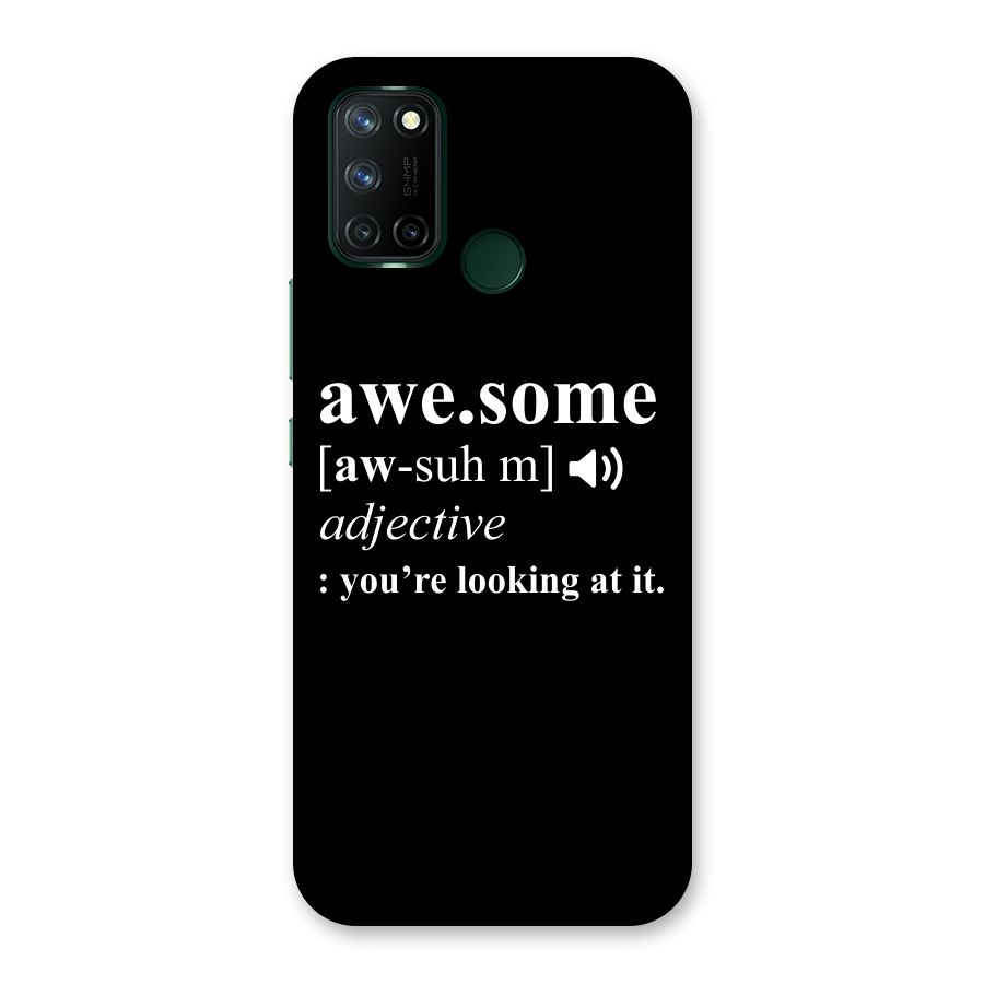 Awesome Looking at it Back Case for Realme 7i