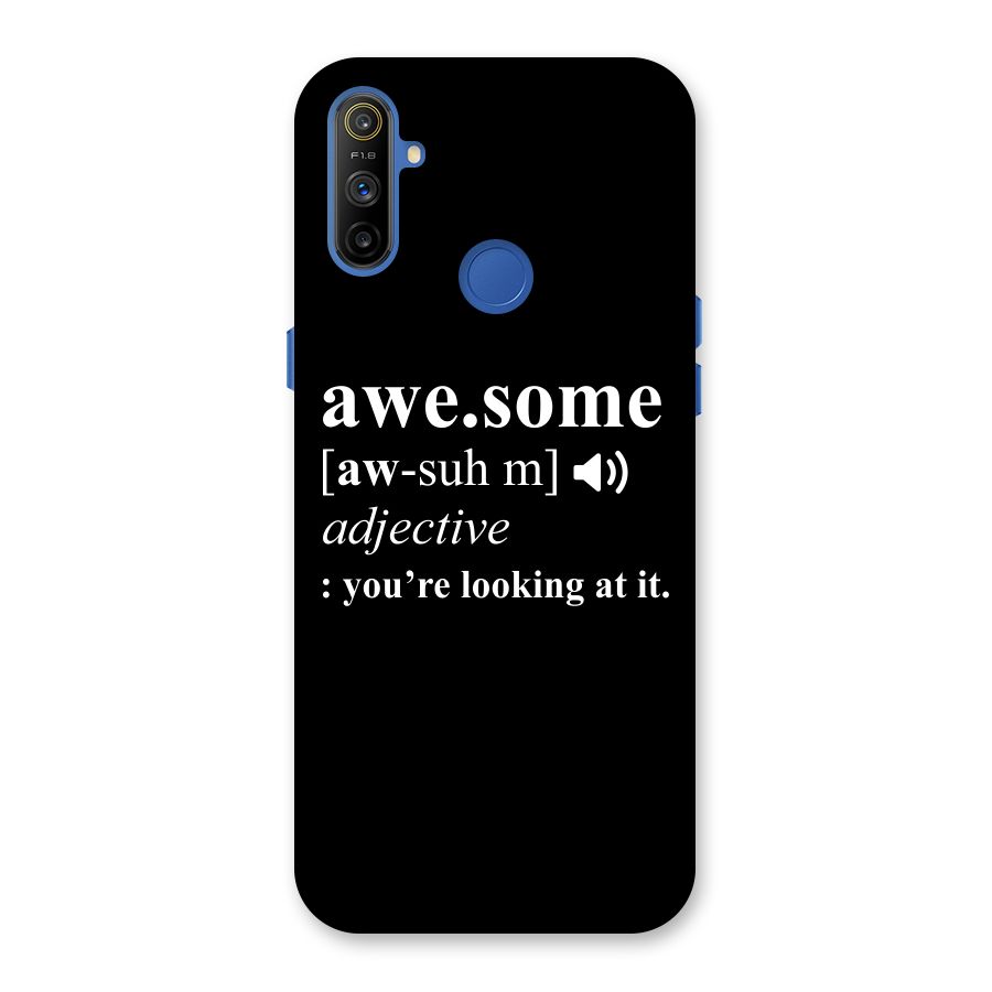 Awesome Looking at it Back Case for Realme Narzo 10A