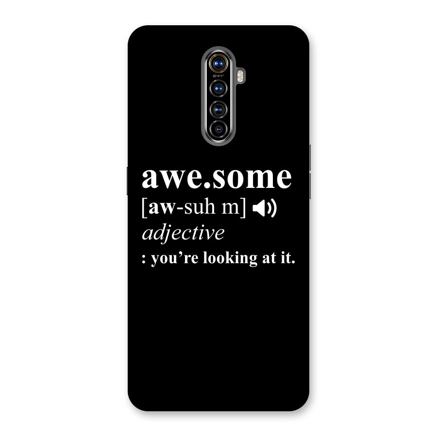 Awesome Looking at it Back Case for Realme X2 Pro